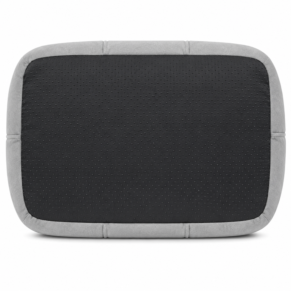 Pets N Potions Luxury Plush Dog Bed – Soft Washable Calming Dog Sofa Bed – Grey (1)