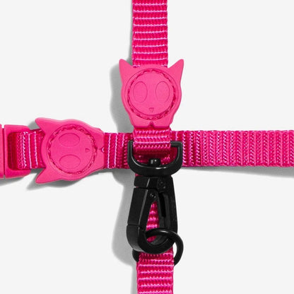 Pink LED | Cat Harness with Leash