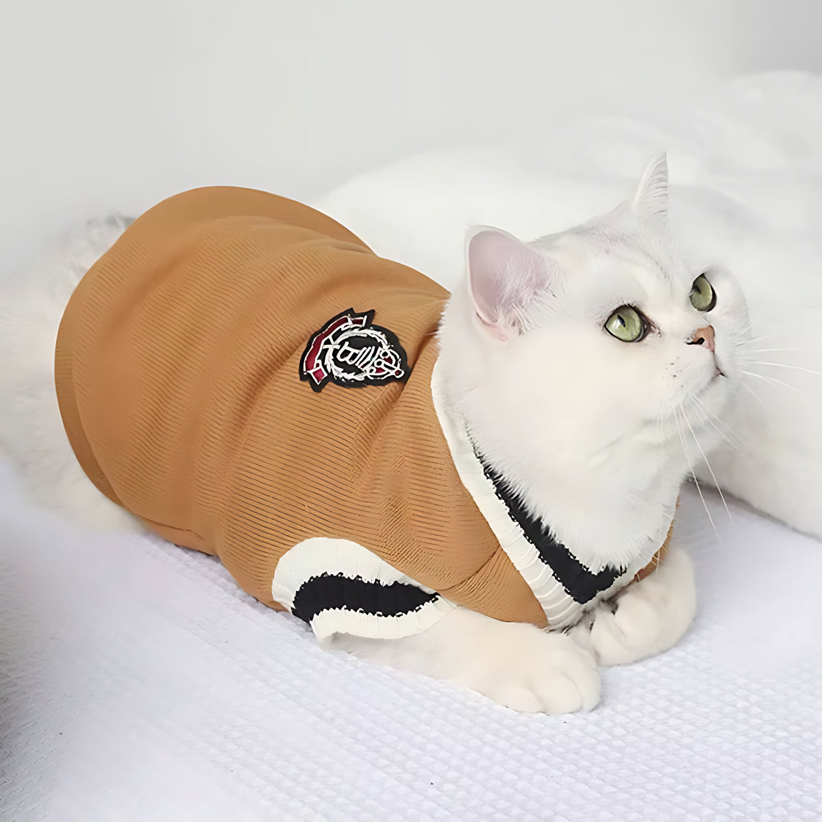 Winter Dog & Cat Sweater – Soft Pullover Vest for Small Dogs & Kittens